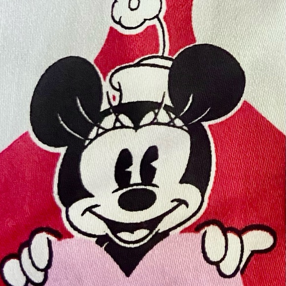 Disney Mickey Mouse Minnie Hearts Retro Halter Dress 3X Pinup Rockabilly Plus - Picture 5 of 8